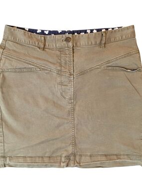 Brooks Brothers Womans Skirt 8 Olive Green Pencil Preppy Business Casual Travel